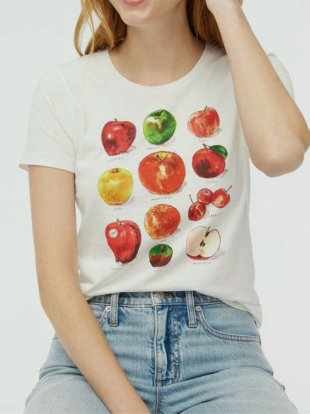 J. Crew Collector Tee Apple short sleeve cotton t-shirt XS